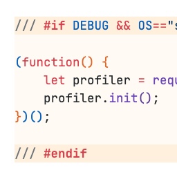 ifdef-loader Syntax Highlighting